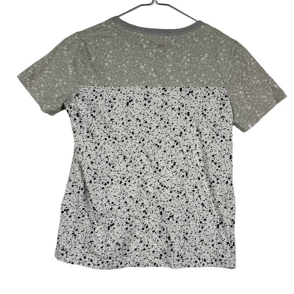 Jordan Kids Gray and White Speckled Tee With Jumpman Logo Size Medium 10-12 - Picture 3 of 4